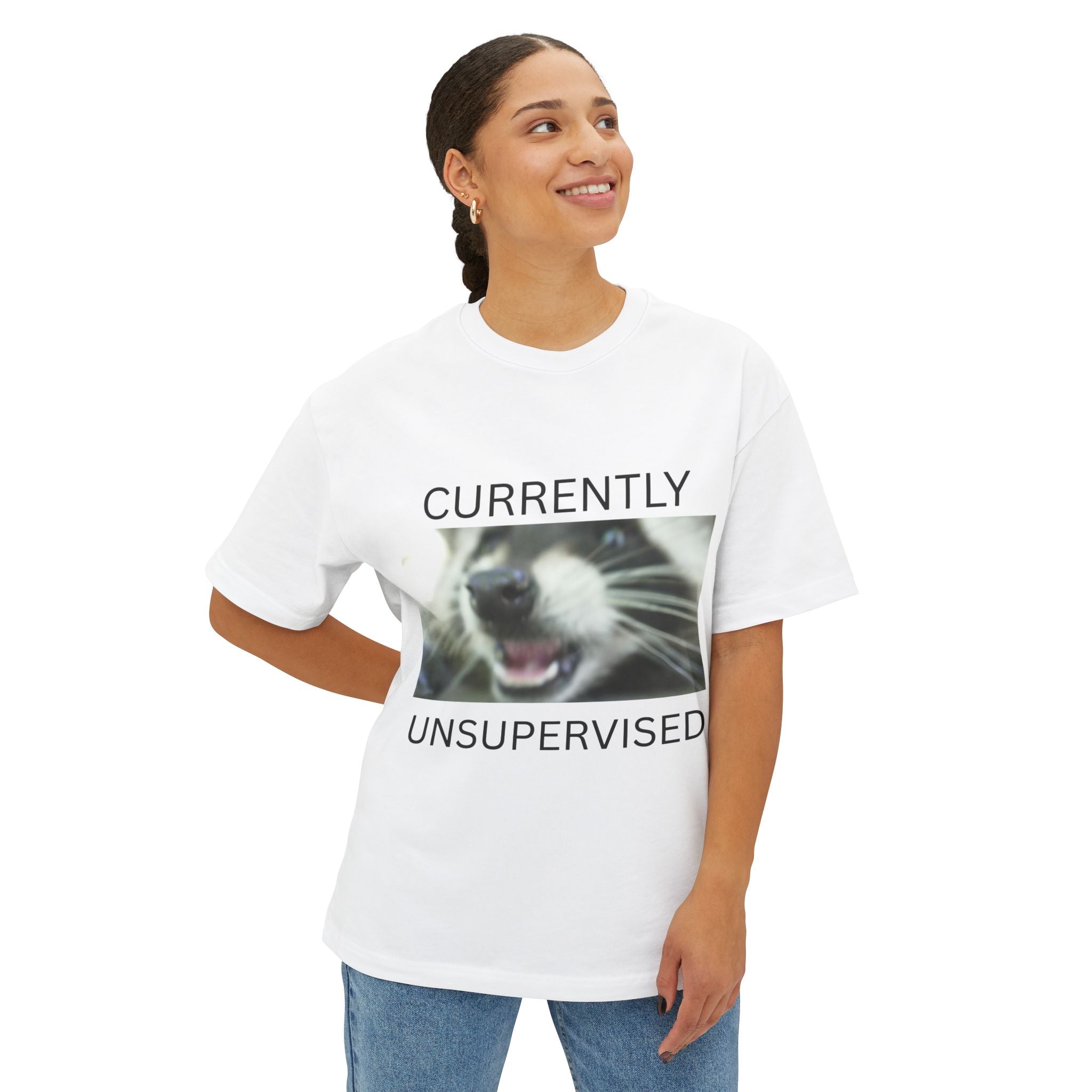 Currently Unsupervised Cat Tee