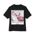 Funny Cat Tee — "Trying My Best Was a Terrible Idea" Sphynx Shirt