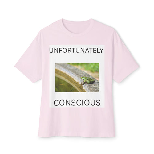 Conscious Frog Tee — "Unfortunately Conscious" Graphic T-Shirt
